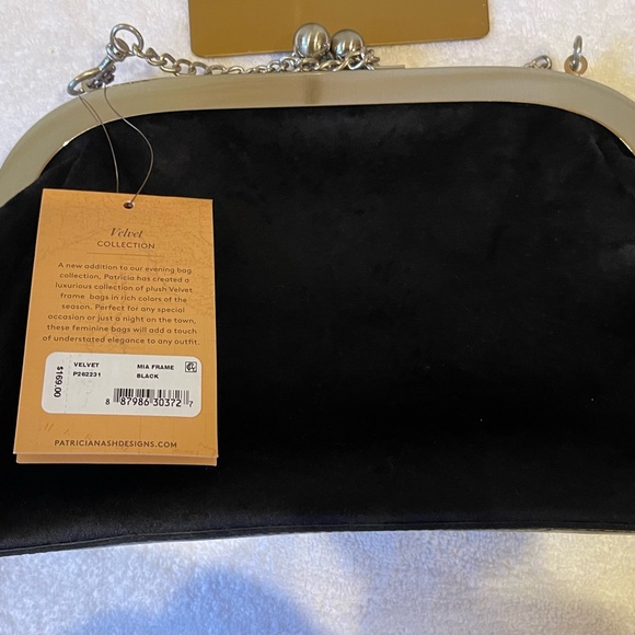 Patricia Nash Black Suede and Leather Clutch - Picture 4 of 10